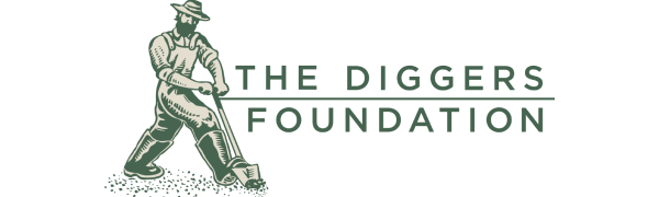 The Diggers Foundation logo – Farm My School partner promoting sustainable gardening.